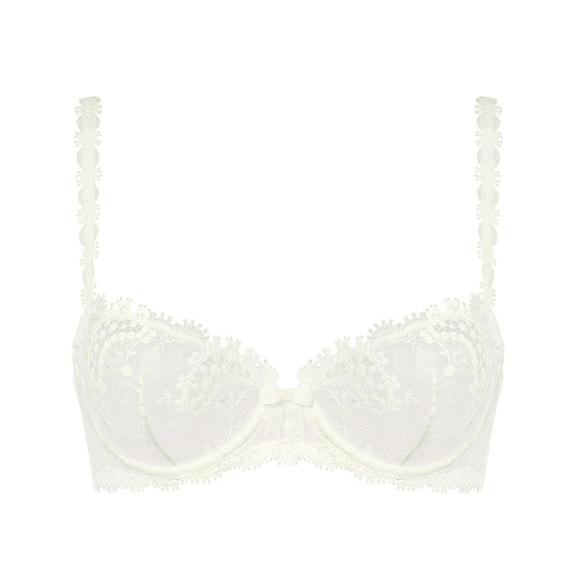 Simone Pérèle Paris - Wish Sheer Demi Bra - Ivory - 34C - Picture 1 of 3